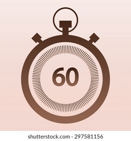 Brown Stopwatch icon 