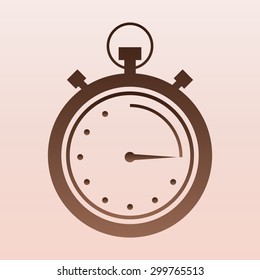 Brown Stopwatch icon 