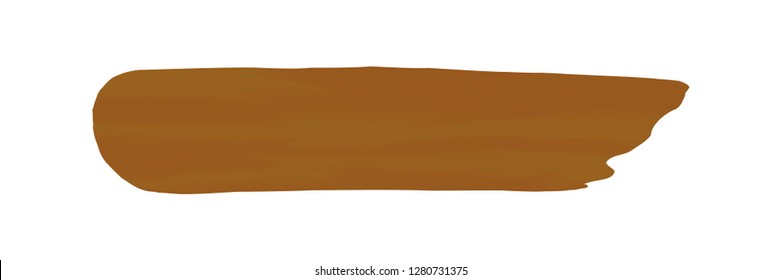 brown stripe painted in watercolor on clean white background, brown watercolor brush strokes, illustration paint brush digital soft concept water color art, colors acrylic water color paint stains
