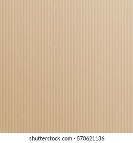 Brown and striped card board background. Eps 10 vector file.