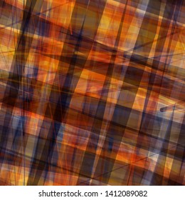 Brown striped seamless texture with plaid effect.