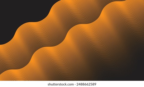 Brown stripes abstract background vector image for backdrop or presentation