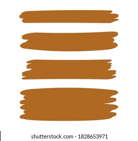pinturas de brocha de rayas marrones para marca de garrapatas, pinturas de pinceladas marrón color pastel suave, arte de pincel de acuarela marrón, pintura de franja marrón de pincel