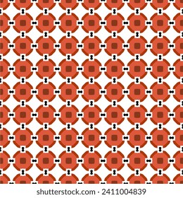 Bandas marrones que crean un límite vacío con un diseño de contorno.