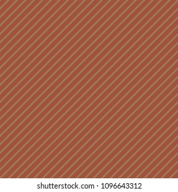Brown Stripes Seamless Pattern - Diagonal stripes in rust brown and tan colors