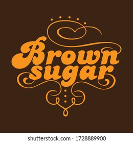 Brown Sugar Logo vector Design