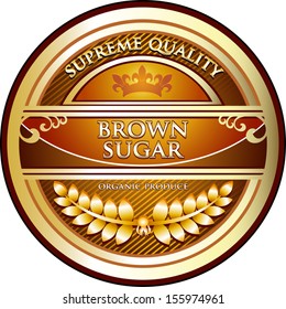 Brown Sugar Vintage Label
