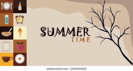 brown summer time background coffee time 