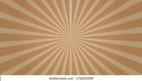 Brown Sunburst background Vector Graphics