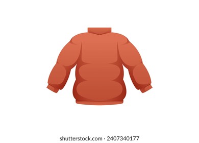 Ropa de invierno sudorosa marrón