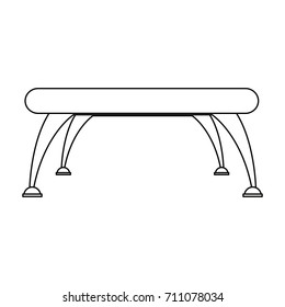 brown table platform stand template for object