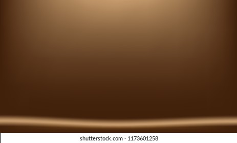 Brown and tan mesh gradient vector background with copy space 