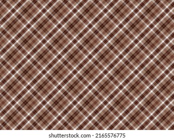 Brown Tartan Plaid Scottish Seamless Pattern. Texture from tartan, plaid, tablecloths, shirts, clothes, dresses, bedding, blankets and other textile.