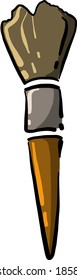 Tassel marrón, ilustración, vector sobre fondo blanco