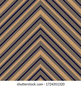 Brown Taupe Chevron diagonal striped seamless pattern background suitable for fashion textiles, graphics