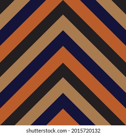 Brown Taupe Chevron diagonal striped seamless pattern background suitable for fashion textiles, graphics