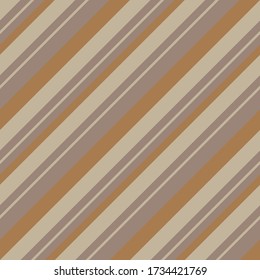 Brown Taupe diagonal striped seamless pattern background suitable for fashion textiles, graphics