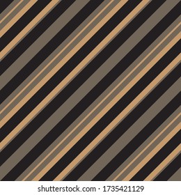 Brown Taupe diagonal striped seamless pattern background suitable for fashion textiles, graphics