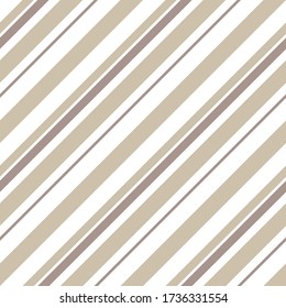 Brown Taupe diagonal striped seamless pattern background suitable for fashion textiles, graphics