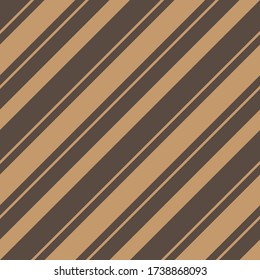 Brown Taupe diagonal striped seamless pattern background suitable for fashion textiles, graphics
