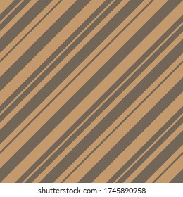 Brown Taupe diagonal striped seamless pattern background suitable for fashion textiles, graphics