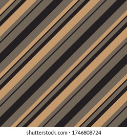 Brown Taupe diagonal striped seamless pattern background suitable for fashion textiles, graphics