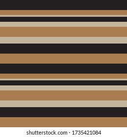 Brown Taupe Horizontal striped seamless pattern background suitable for fashion textiles, graphics