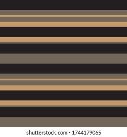 Brown Taupe Horizontal striped seamless pattern background suitable for fashion textiles, graphics