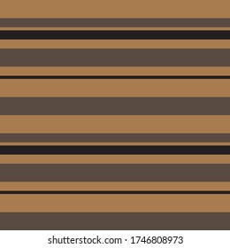 Brown Taupe Horizontal striped seamless pattern background suitable for fashion textiles, graphics