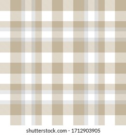 Brown taupe Plaid, tartan seamless pattern suitable for fashion textiles and graphics