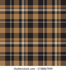 Brown taupe Plaid, tartan seamless pattern suitable for fashion textiles and graphics