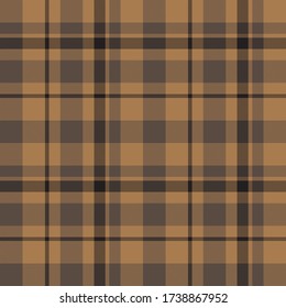 Brown taupe Plaid, tartan seamless pattern suitable for fashion textiles and graphics