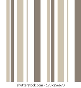 Brown Taupe vertical striped seamless pattern background suitable for fashion textiles, graphics