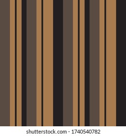 Brown Taupe vertical striped seamless pattern background suitable for fashion textiles, graphics