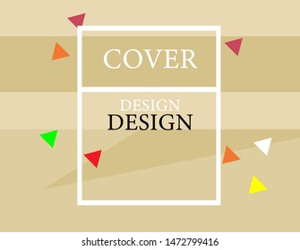 brown themed cover design background