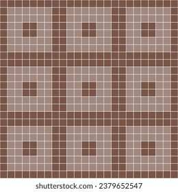 Fondo de baldosas marrones, fondo mosaico, fondo de mosaico, patrón sin costura, patrón sin costuras mosaico, textura o fondo de azulejos mosaicos. Baldosas murales en el cuarto de baño, baldosas en la piscina.