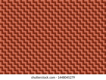 Brown tile background with volume.