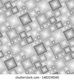 Brown tiles - seamless vector pattern