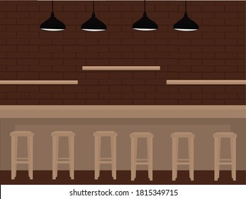 Brown tone bar drink shop
