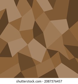 Fondo de polígono de tono marrón - se puede usar como fondo para sus creaciones.