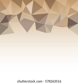 Brown tone polygonal Background, Vector, Design Templates