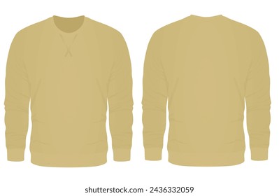 Brauner oberer Blazer. Vektor-Illustration