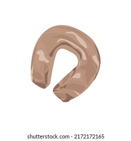 Brown travel pillow under the head

