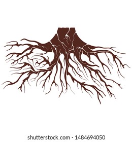 Hand Drawn Illustration Roots Stock Vector (Royalty Free) 1800877390