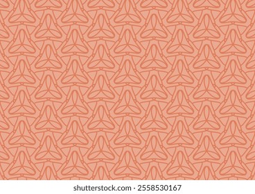 Brown triangle pattern art line soft background vector illustration.