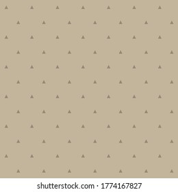 brown triangle patterns on brown background vector