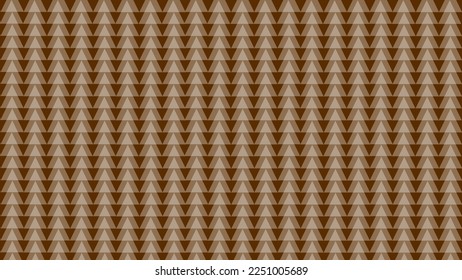 Brown triangle seamless geometric pattern