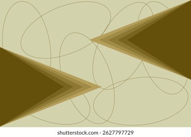 brown triangular color gradation abstract background vector, with a light brown background with scattered circles, earthy tones
