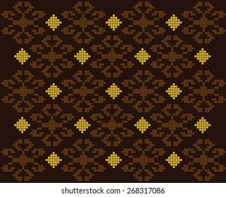 brown tribal design background.
