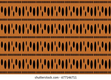 Brown tribal lines pattern